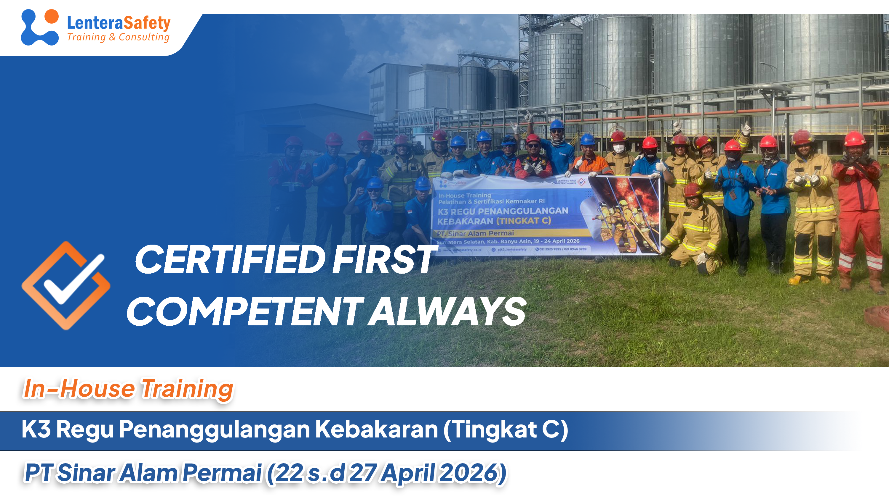 In House Training - K3 Regu Penanggulangan Kebakaran (Tingkat C)