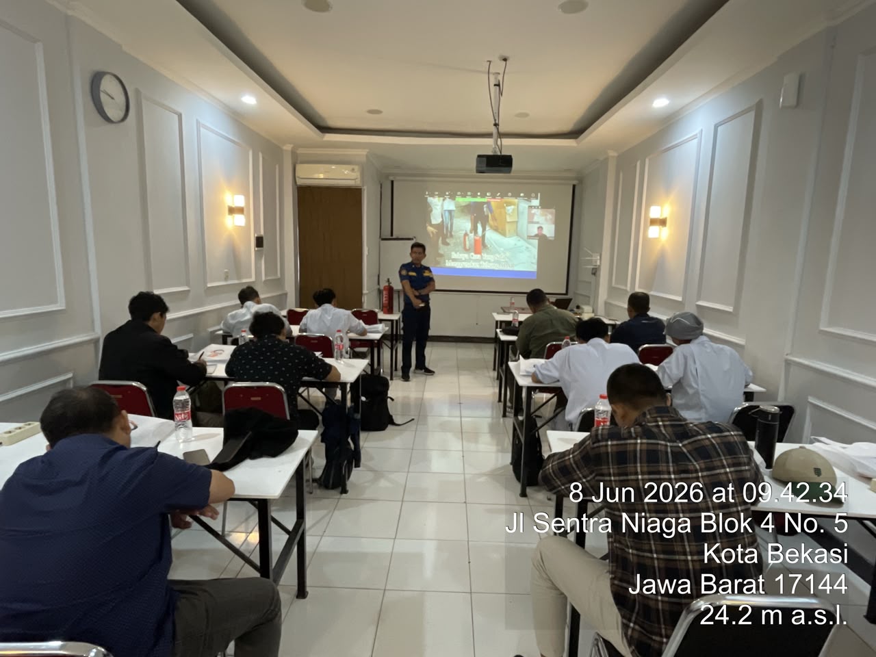 Publik Training Kemnaker RI, K3 Petugas Peran Kebakaran (Tingkat D). Bekasi, 08-10 Juni 2026