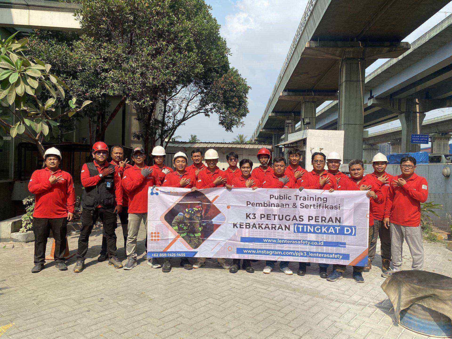 LenteraSafety Selenggarakan Training K3 Petugas Peran Kebakaran Tingkat D di Bekasi