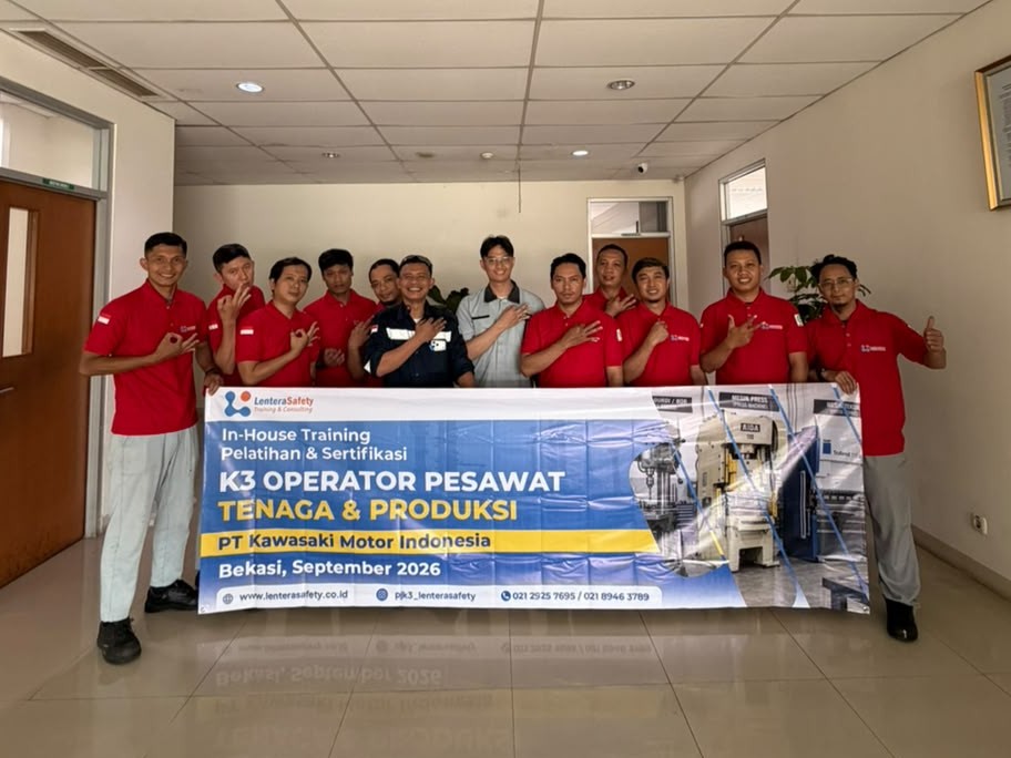 In House Training K3 Operator Pesawat Tenaga dan Produksi - PT Kawasaki Motor Indonesia